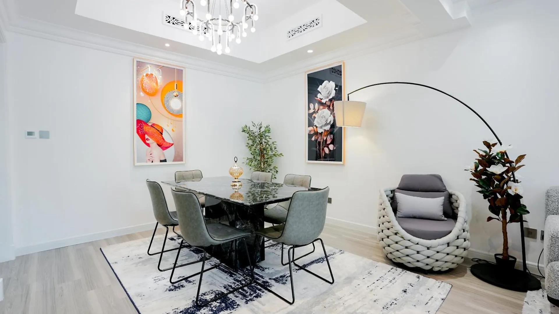 Luxurious 2 Bedroom Apartment With Dubai Mall Fountain View Facing Burj Khalifa Verenigde Arabische Emiraten